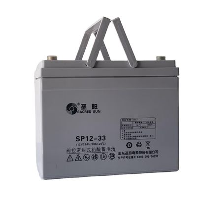 Langlebige Sacred Sun SP12-33 12V33Ah Batterie für Alarmanlagen und Energielösungen