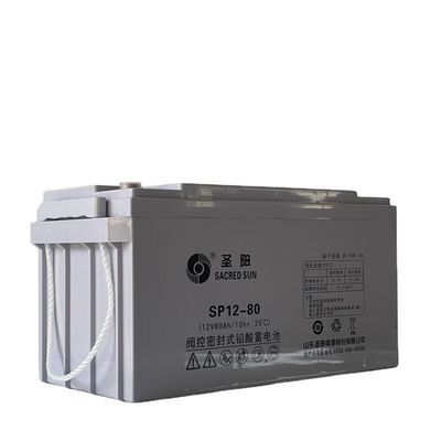 Sacred Sun wiederaufladbare Bleibatterie 12V80Ah für UPS-Stromversorgung und Speicherung von Solarenergie