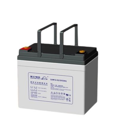 130±1mm Breite Leoch-Batterie DJW12-33 Blei-Säure-Batterie 12V33Ah für Solarenergiesystem