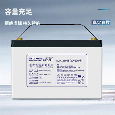 AGM12V100AH Ris-Blei-Säure-Wartungsfreie Batterie für Solarspeicher und UPS