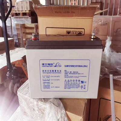 AGM12V100AH Ris-Blei-Säure-Wartungsfreie Batterie für Solarspeicher und UPS