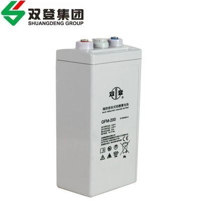 Shuangdeng GFM-200 Blei-Säure-Batterie 2V200Ah für Stromversorgung und Solarenergie-Speicherung