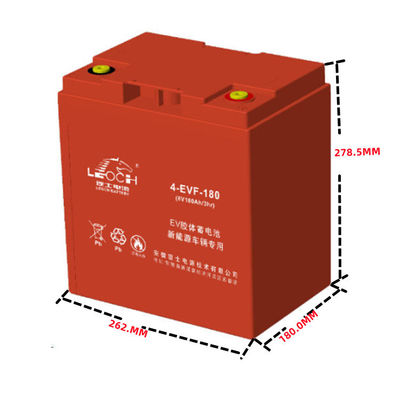 LEOCBlei-Säure-Batterie 4-evf-1808v180ah für Sightseeing- und Sanitärfahrzeuge