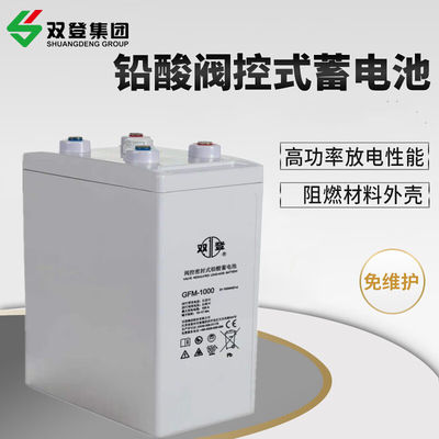 GFM-1000 Blei-Säure-Batterie 2V1000Ah für Stromsicherheitssystem Breite 181mm Länge 370mm