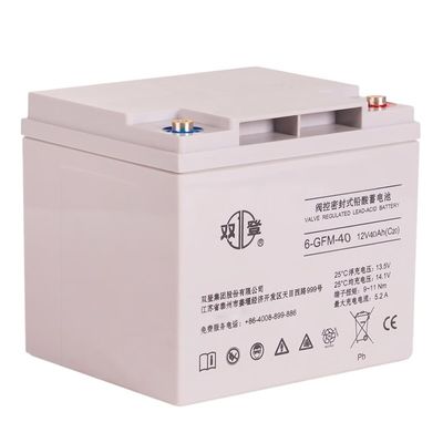Hochleistungsbatterie 12V40Ah Shuangdeng 6-GFM-40 für UPS und Stromversorgung
