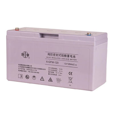 Wirksame 12V120AH ShotoWiederaufladbare 6-GFM-120-Blei-Säure-Batterie für UPS-Stromversorgung