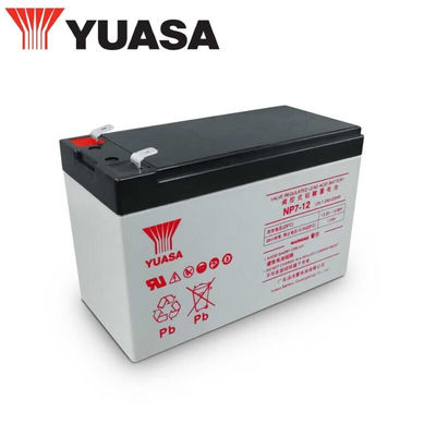 Aufladbare Yuasa-Blei-Säure-Batterie NP7-1212V7AH 2,5 KG für Computerraum-Basisstation