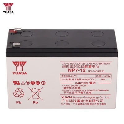 Aufladbare Yuasa-Blei-Säure-Batterie NP7-1212V7AH 2,5 KG für Computerraum-Basisstation