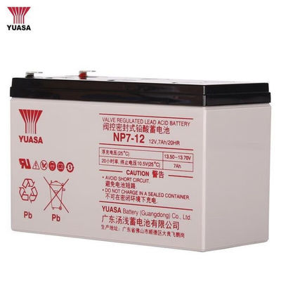 Aufladbare Yuasa-Blei-Säure-Batterie NP7-1212V7AH 2,5 KG für Computerraum-Basisstation