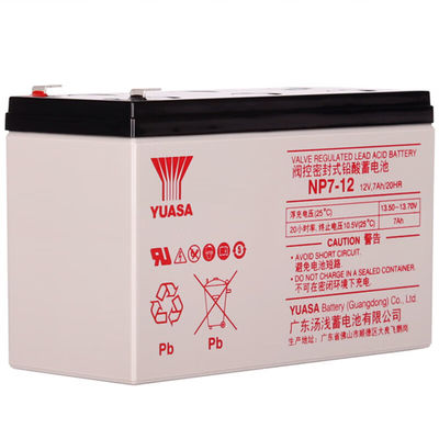 Aufladbare Yuasa-Blei-Säure-Batterie NP7-1212V7AH 2,5 KG für Computerraum-Basisstation
