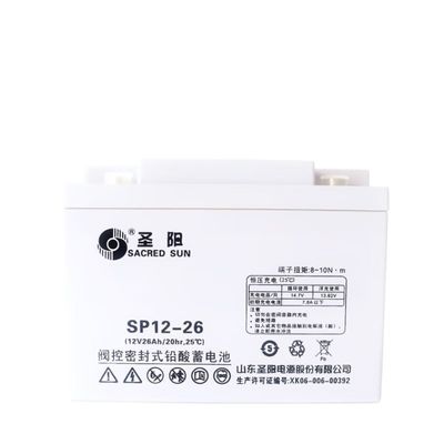 Sacred Sun SP12-26 Bleibatterie 12V26Ah Für UPS Solarenergie Speicher-Stromsystem