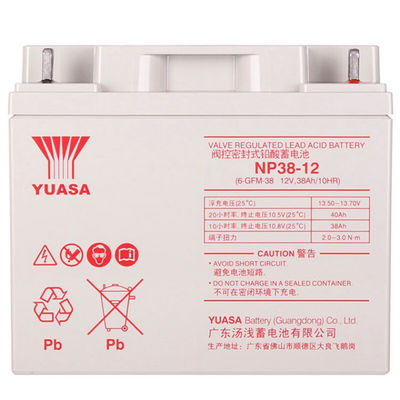 AGM-Batterie NP38-1212V38Ah für Kommunikation, Stromversorgung, Beleuchtung und Solarenergie