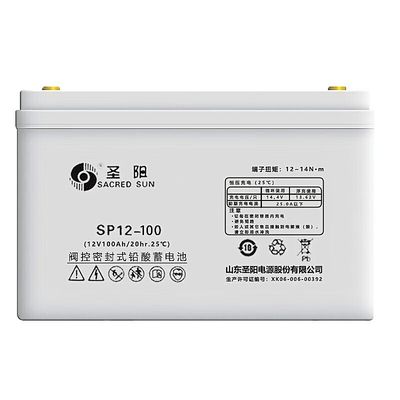 330mm Länge Heilige Sonne versiegelte SP12-100 Bleibatterie 12V100Ah für UPS-Stromversorgung
