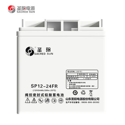 Sacred Sun SP12-24 12V24Ah Blei-Säure-Batterie für Stromsicherung in jedem Temperaturbereich