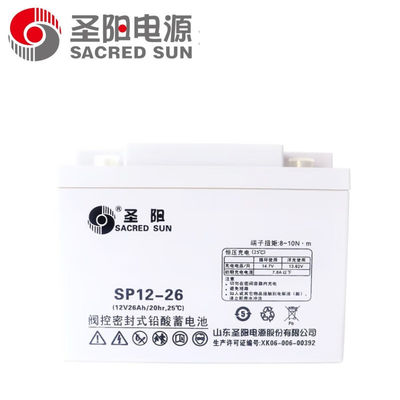 SP12-26 12V26Ah versiegelte Batterie von Sacred Sun für UPS-Leistung und Solarenergie-Speicherung