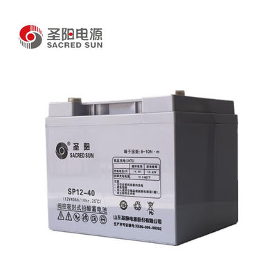 Sacred Sun Charging SP12-40 Blei-Säure-Batterie Langlebig für UPS-Stromversorgung und Kommunikation