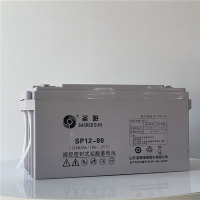 Sacred Sun wiederaufladbare Bleibatterie 12V80Ah für UPS-Stromversorgung und Speicherung von Solarenergie