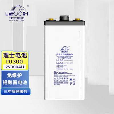 Langlebige Leistung Leoch-Batterie DJ300 2V300Ah Blei-Säure wiederaufladbare Batterie für UPS