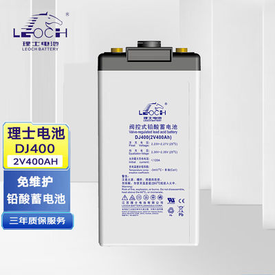 Leoch-Batterie DJ400 Blei-Säure-Batterie 400Ah C10 für Solarenergie-Speicherlösung