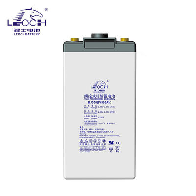 Gesamthöhe 350 mm Leoch-Batterie DJ500 Blei-Säure-Batterie 2V500Ah für UPS-Stromversorgung