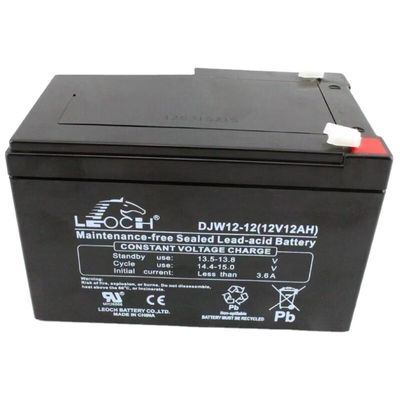 Leoch-Batterie DJW12-12 12V12Ah für Solarenergie Speicherung Stromversorgungssystem Beleuchtung Boote