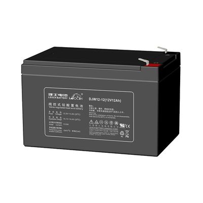 Leoch-Batterie DJW12-12 12V12Ah für Solarenergie Speicherung Stromversorgungssystem Beleuchtung Boote