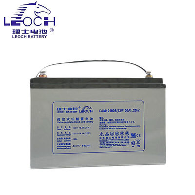 Max.Ladeströmung 25A 12V100Ah Blei-Säure-Batterie für Solarenergie-Speichersystem