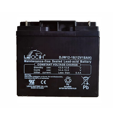 Langlebige Leoch-Batterie DJW12-18 12V18Ah für Solarenergie-Speicher