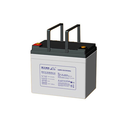130±1mm Breite Leoch-Batterie DJW12-33 Blei-Säure-Batterie 12V33Ah für Solarenergiesystem